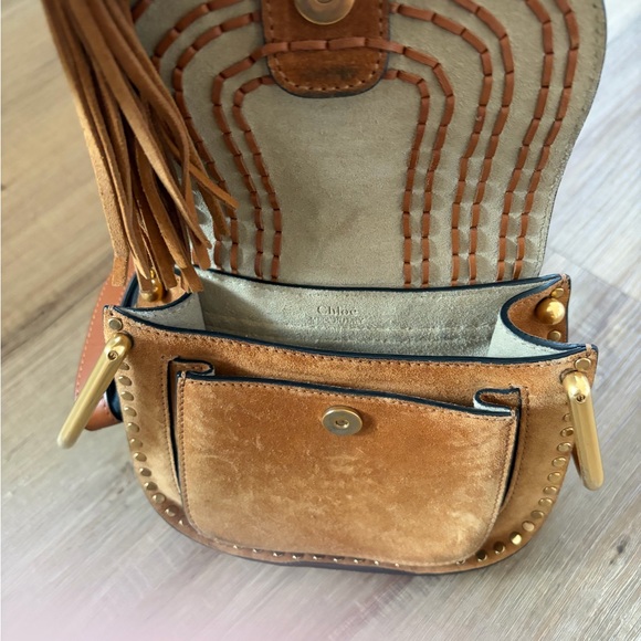 Chloe brown suede bag - Picture 4 of 5